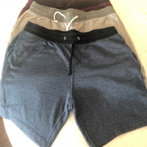 mens sweat pant shorts